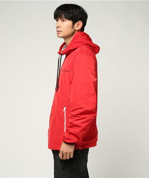 DIESEL（ディーゼル）の「00S84U0LAPH（ナイロンジャケット・メンズ・ブラック/レッド・SMALL/MEDIUM/LARGE/X-LARGE/XX-LARGE/X-SMALL）」の5枚目の写真