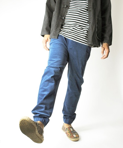 BEATJIVE（ビートジャイブ）の「ストレッチデニムジョガーパンツ デニム or コーデュロイ イージーパンツ スリム スキニーパンツ ヴィンテージ加工 メンズ（デニムパンツ・メンズ・ネイビー/インディゴブルー/ブルー/ブラック/ベージュ/ブルーグリーン/ベージュ系その他/ブラック系その他/ホワイト×ブルー/バーガンディー/ブルー系その他/ブルー系その他2/カーキ/ブラック系その他3/ブラック系その他2・2/4/3/1）」の13枚目の写真