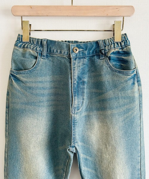 BEATJIVE（ビートジャイブ）の「ストレッチデニムジョガーパンツ デニム or コーデュロイ イージーパンツ スリム スキニーパンツ ヴィンテージ加工 メンズ（デニムパンツ・メンズ・ネイビー/インディゴブルー/ブルー/ブラック/ベージュ/ブルーグリーン/ベージュ系その他/ブラック系その他/ホワイト×ブルー/バーガンディー/ブルー系その他/ブルー系その他2/カーキ/ブラック系その他3/ブラック系その他2・2/4/3/1）」の20枚目の写真