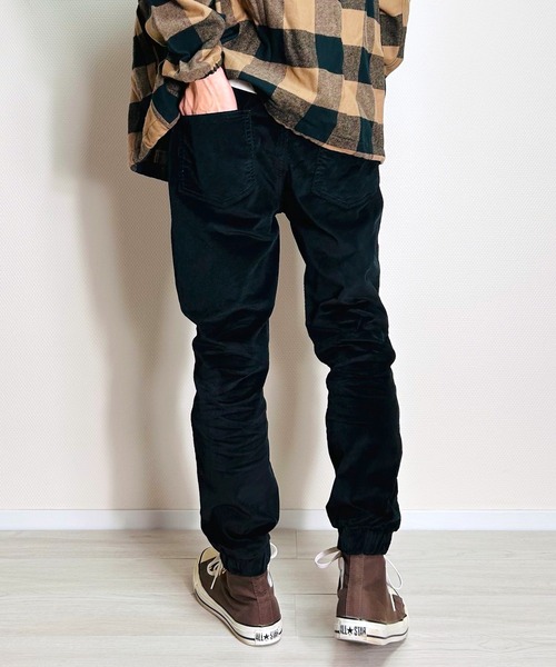ストレッチデニムジョガーパンツ デニム or コーデュロイ イージー