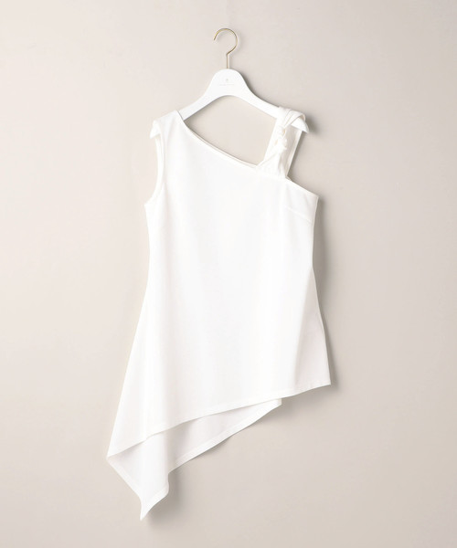 ELINカシュクールアシンメトリーシャツ ELINカシュクールアシンメトリーシャツ