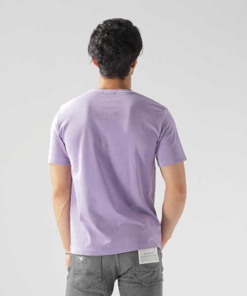 BAYFLOW（ベイフロー）の「30/2 BASICクルーネックTシャツ（Tシャツ/カットソー・メンズ・ホワイト/ネイビー/ベージュ/パープル/オリーブ/オレンジ・LARGE/SMALL/MEDIUM）」の16枚目の写真