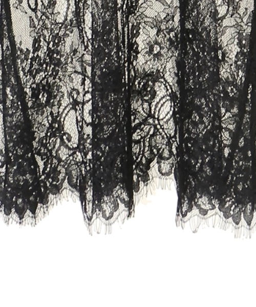 Editt by YECCA VECCA（エディットバイイェッカヴェッカ）の「Ｐ．レースキャミワンピース（ワンピース・レディース・ブラック/ベージュ・FREE）」の6枚目の写真