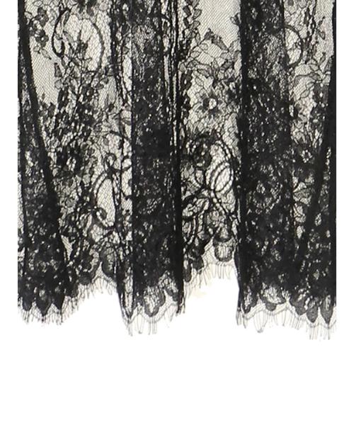 Editt by YECCA VECCA（エディットバイイェッカヴェッカ）の「Ｐ．レースキャミワンピース（ワンピース・レディース・ブラック/ベージュ・FREE）」の15枚目の写真