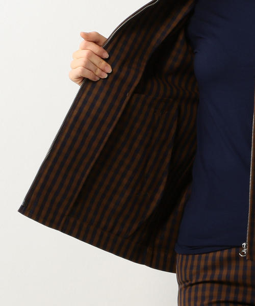 Steven Alan(スティーブンアラン)の「<Steven Alan>CHECK DRIZZLER JACKET/ジャケット(ブルゾン・レディース・ナチュラル/ネイビー・SMALL/MEDIUM)」の7枚目の写真