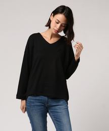AMERICAN HOLIC | 脇タックVネックカットプルオーバー(Tシャツ/カットソー)