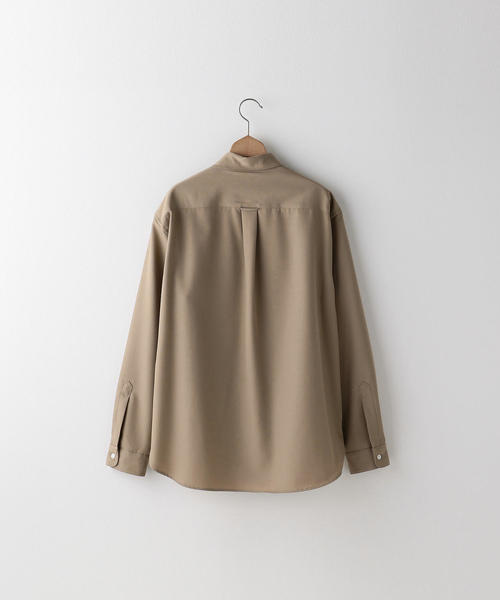 Steven Alan(スティーブンアラン)の「<Steven Alan>TRO 2POCKET ROUND SHIRT-BOLD/シャツ(シャツ/ブラウス・メンズ・ベージュ/オリーブ・MEDIUM/SMALL/X-LARGE/LARGE)」の3枚目の写真