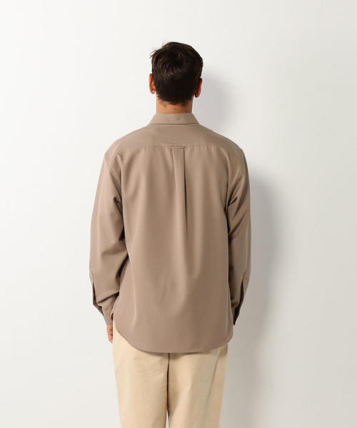 Steven Alan(スティーブンアラン)の「<Steven Alan>TRO 2POCKET ROUND SHIRT-BOLD/シャツ(シャツ/ブラウス・メンズ・ベージュ/オリーブ・MEDIUM/SMALL/X-LARGE/LARGE)」の7枚目の写真