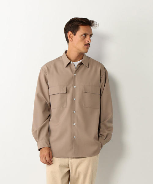 Steven Alan(スティーブンアラン)の「<Steven Alan>TRO 2POCKET ROUND SHIRT-BOLD/シャツ(シャツ/ブラウス・メンズ・ベージュ/オリーブ・MEDIUM/SMALL/X-LARGE/LARGE)」の11枚目の写真