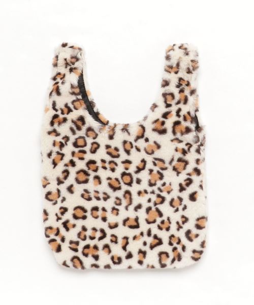 ottilie（オティーリエ）の「レオパード柄エコファーバッグ（トートバッグ・レディース・ベージュ/ブラウン・FREE）」の10枚目の写真