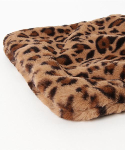 ottilie（オティーリエ）の「レオパード柄エコファーバッグ（トートバッグ・レディース・ベージュ/ブラウン・FREE）」の4枚目の写真