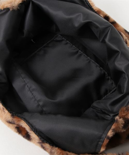 ottilie（オティーリエ）の「レオパード柄エコファーバッグ（トートバッグ・レディース・ベージュ/ブラウン・FREE）」の5枚目の写真