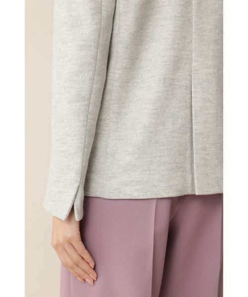 22 OCTOBRE（ヴァンドゥ－オクトーブル）の「圧縮ジャケット（ノーカラージャケット・レディース・グレー/ネイビー・38/40）」の10枚目の写真