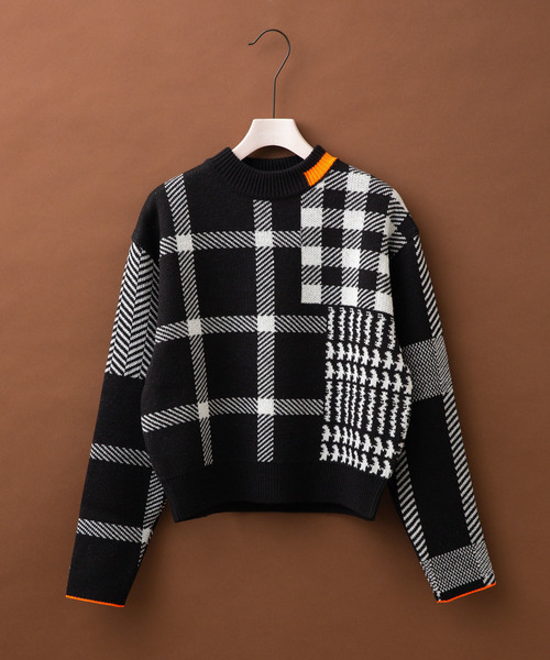 UNITED TOKYO - 良品 UNITED TOKYO チェックコンビネーションニット サイズ1 UNITED TOKYO - 良品 UNITED TOKYO チェックコンビネーション