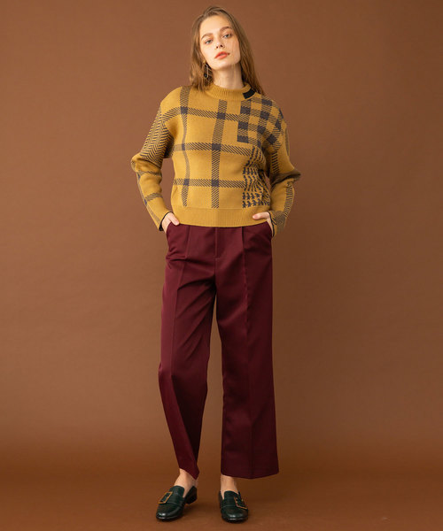 UNITED TOKYO - 良品 UNITED TOKYO チェックコンビネーションニット サイズ1 UNITED TOKYO - 良品 UNITED TOKYO チェックコンビネーション