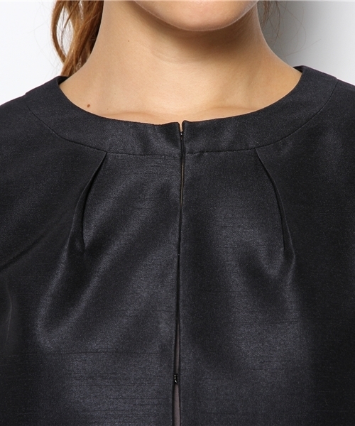 23区 サテンジャケット 黒 46サイズ International Gallery BEAMS（インターナショナルギャラリー ビームス