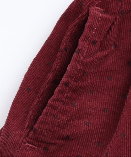 apres les cours（アプレレクール）の「ドットプリントシャツコールワンピース（ワンピース・キッズ・ワインレッド/ネイビー・120/140/90/110/130/80/100）」の6枚目の写真