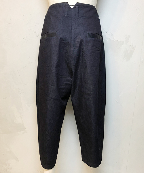 masterkey（マスターキー）の「mp6612-SABI ワイドデニムクロップドパンツ（その他パンツ・メンズ・ブラック/パープル・1/2/3）」の6枚目の写真