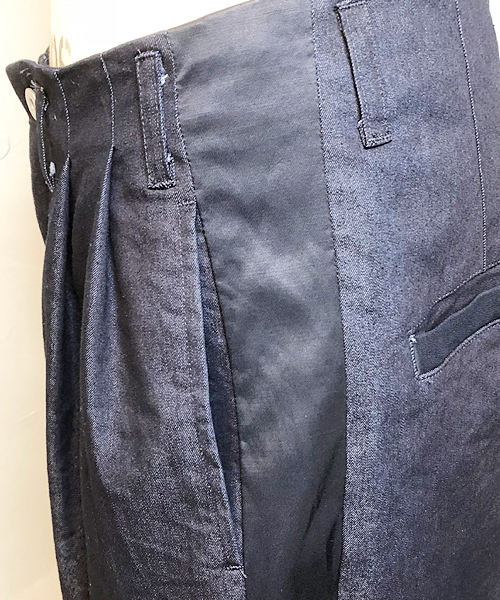 masterkey（マスターキー）の「mp6612-SABI ワイドデニムクロップドパンツ（その他パンツ・メンズ・ブラック/パープル・1/2/3）」の8枚目の写真