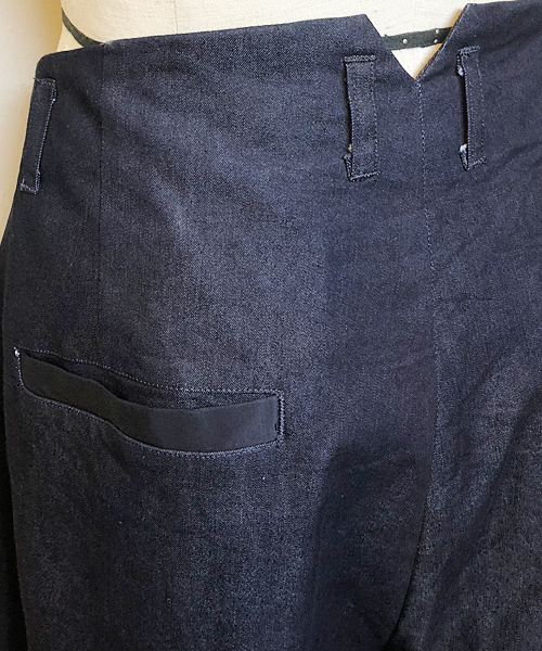 masterkey（マスターキー）の「mp6612-SABI ワイドデニムクロップドパンツ（その他パンツ・メンズ・ブラック/パープル・1/2/3）」の9枚目の写真