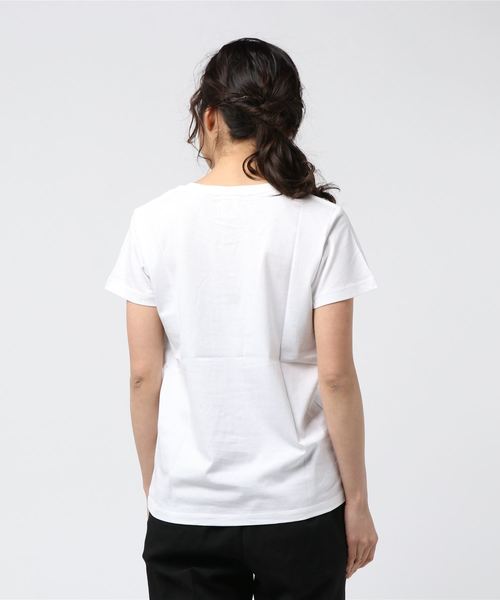 KLON（クローン）の「KLON Tshirts NUMBERING WHITE（Tシャツ/カットソー・レディース・ホワイト・MEDIUM/LARGE/1/2）」の3枚目の写真