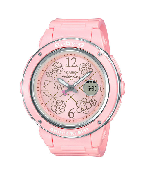 生産数量限定 Hello Kitty ハローキティ コラボレーションモデル Bga 150kt 4bjr ベビーg アナログ腕時計 Baby G ベイビージー のファッション通販 Zozotown