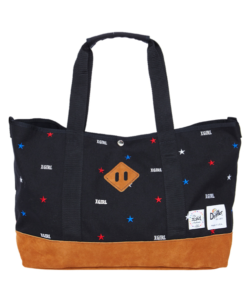 X-girl（エックスガール）の「X-girl  DRIFTER MESSENGER CARGO TOTE（トートバッグ・レディース・ブラック・ONE SIZE）」の2枚目の写真