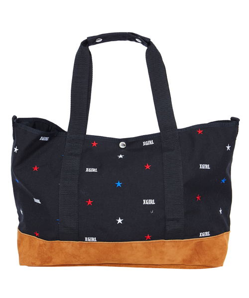 X-girl（エックスガール）の「X-girl  DRIFTER MESSENGER CARGO TOTE（トートバッグ・レディース・ブラック・ONE SIZE）」の4枚目の写真