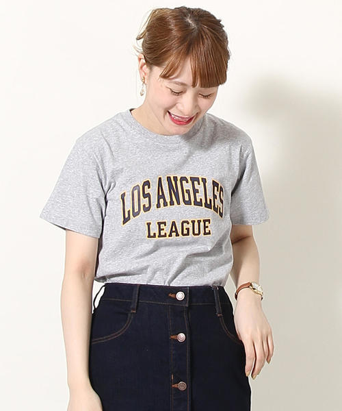 coen（コーエン）の「カレッジプリントベーシックTシャツ（Tシャツ/カットソー・レディース・ホワイト/ブラック/グレー・MEDIUM/LARGE）」の11枚目の写真