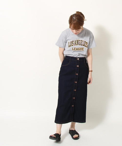 coen（コーエン）の「カレッジプリントベーシックTシャツ（Tシャツ/カットソー・レディース・ホワイト/ブラック/グレー・MEDIUM/LARGE）」の12枚目の写真