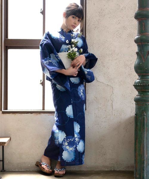 KYOETSU（キョウエツ）の「リラックススタイルを楽しむ レディース 甚平（浴衣・レディース・ブルー/ブラック系その他/ブルー系その他/パープル系その他/ブラック系その他2/ブラック系その他3/ブラック系その他4/ブルー系その他2/ブルー系その他3/ブルー系その他4/ブルー系その他5/ブルー系その他6/ブルー系その他7/パープル系その他2/パープル系その他3/その他1/その他2/その他3/その他4/その他5/その他6/その他7/その他8/その他9/その他10/その他11・フリー）」の8枚目の写真
