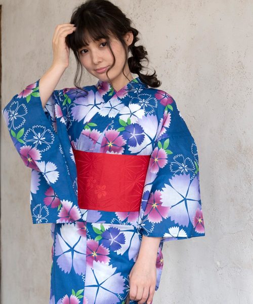 KYOETSU（キョウエツ）の「リラックススタイルを楽しむ レディース 甚平（浴衣・レディース・ブルー/ブラック系その他/ブルー系その他/パープル系その他/ブラック系その他2/ブラック系その他3/ブラック系その他4/ブルー系その他2/ブルー系その他3/ブルー系その他4/ブルー系その他5/ブルー系その他6/ブルー系その他7/パープル系その他2/パープル系その他3/その他1/その他2/その他3/その他4/その他5/その他6/その他7/その他8/その他9/その他10/その他11・フリー）」の12枚目の写真