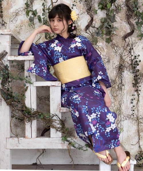KYOETSU（キョウエツ）の「リラックススタイルを楽しむ レディース 甚平（浴衣・レディース・ブルー/ブラック系その他/ブルー系その他/パープル系その他/ブラック系その他2/ブラック系その他3/ブラック系その他4/ブルー系その他2/ブルー系その他3/ブルー系その他4/ブルー系その他5/ブルー系その他6/ブルー系その他7/パープル系その他2/パープル系その他3/その他1/その他2/その他3/その他4/その他5/その他6/その他7/その他8/その他9/その他10/その他11・フリー）」の16枚目の写真