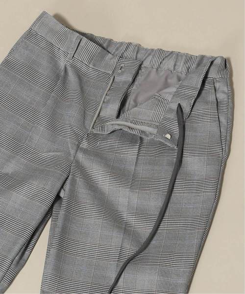 417 EDIFICE（フォーワンセブンエディフィス）の「チェックタックイージーパンツ（スラックス・メンズ・チャコールグレー/ベージュ・SMALL/MEDIUM/LARGE）」の12枚目の写真