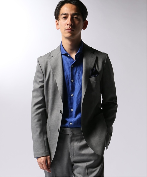 EDIFICE（エディフィス）の「FUNCTION MOBILE SUPER120s ウール ジャケット（テーラードジャケット・メンズ・チャコールグレー/グレー/ブルー系その他・46/44/48/50）」の3枚目の写真