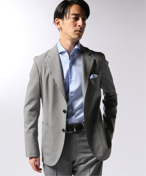 EDIFICE（エディフィス）の「FUNCTION MOBILE SUPER120s ウール ジャケット（テーラードジャケット・メンズ・チャコールグレー/グレー/ブルー系その他・46/44/48/50）」の2枚目の写真