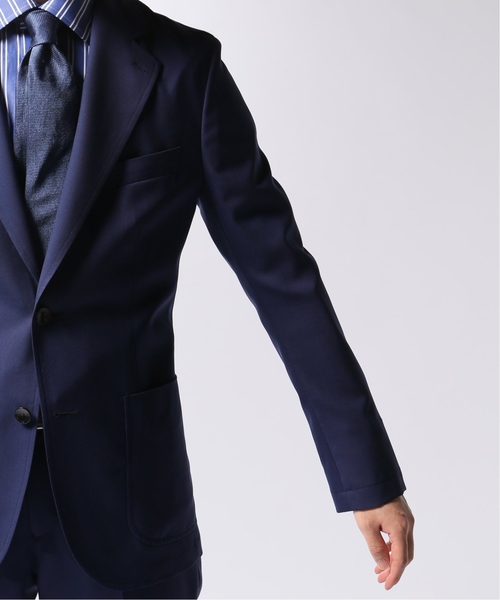 EDIFICE（エディフィス）の「FUNCTION MOBILE SUPER120s ウール ジャケット（テーラードジャケット・メンズ・チャコールグレー/グレー/ブルー系その他・46/44/48/50）」の4枚目の写真