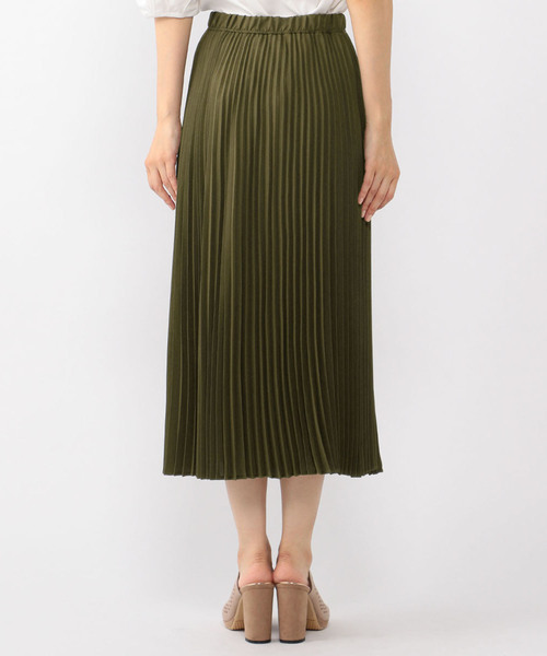 A/C DESIGN BY ALPHA CUBIC(エーシーデザインバイアルファキュービック)の「プリーツスカート(スカート・レディース・ネイビー/カーキ/ブラウン・64/67)」の14枚目の写真