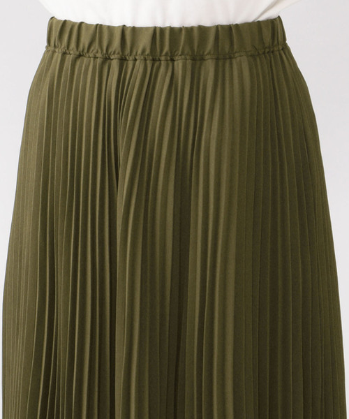 A/C DESIGN BY ALPHA CUBIC(エーシーデザインバイアルファキュービック)の「プリーツスカート(スカート・レディース・ネイビー/カーキ/ブラウン・64/67)」の8枚目の写真