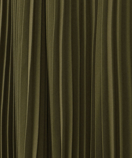 A/C DESIGN BY ALPHA CUBIC(エーシーデザインバイアルファキュービック)の「プリーツスカート(スカート・レディース・ネイビー/カーキ/ブラウン・64/67)」の4枚目の写真