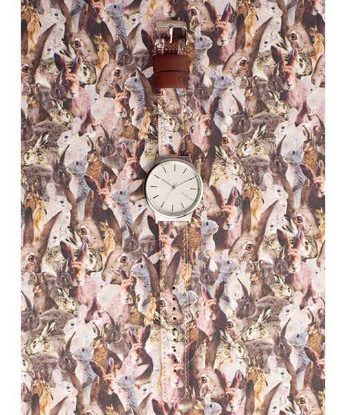 WHO'S WHO gallery（フーズフーギャラリー）の「【KOMONO】WIZARD PRINT（アナログ腕時計・メンズ・アイボリー/ブラック/ベージュ・FREE）」の3枚目の写真