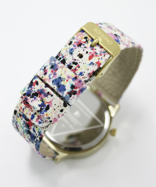 WHO'S WHO gallery（フーズフーギャラリー）の「【KOMONO】WIZARD PRINT（アナログ腕時計・メンズ・アイボリー/ブラック/ベージュ・FREE）」の8枚目の写真