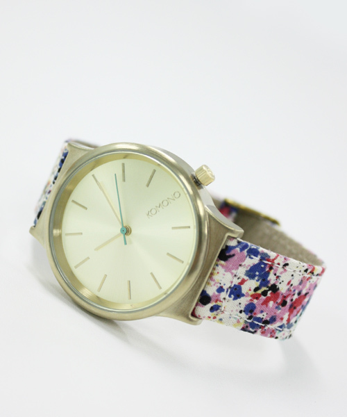 WHO'S WHO gallery（フーズフーギャラリー）の「【KOMONO】WIZARD PRINT（アナログ腕時計・メンズ・アイボリー/ブラック/ベージュ・FREE）」の9枚目の写真