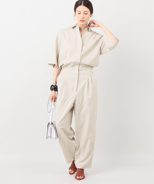 vermeil ジャンプスーツ セール】フライフロントジャンプスーツ◇（つなぎ