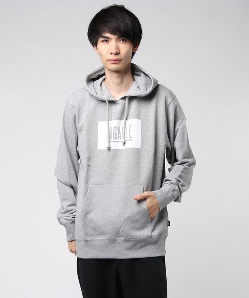 PIGALLE(ピガール)の「HOODIE/ BOX LOGO(パーカー・メンズ・ホワイト系その他/グレー×ホワイト/ブラック×ホワイト・SMALL/MEDIUM/LARGE/X-LARGE)」の3枚目の写真