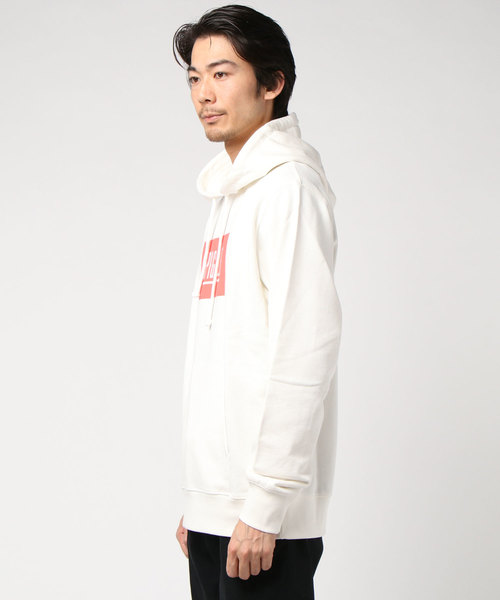 PIGALLE(ピガール)の「HOODIE/ BOX LOGO(パーカー・メンズ・ホワイト系その他/グレー×ホワイト/ブラック×ホワイト・SMALL/MEDIUM/LARGE/X-LARGE)」の4枚目の写真