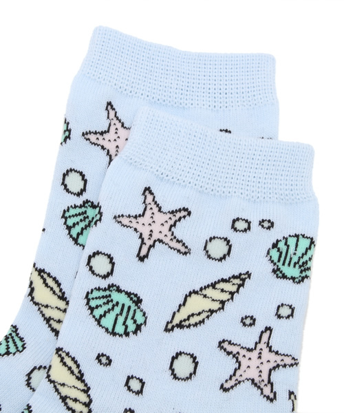 WEGO（ウィゴー）の「WEGO/SEAソックス（ソックス/靴下・レディース・サックスブルー・FREE）」の4枚目の写真