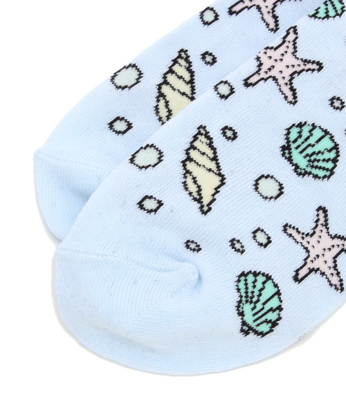 WEGO（ウィゴー）の「WEGO/SEAソックス（ソックス/靴下・レディース・サックスブルー・FREE）」の2枚目の写真