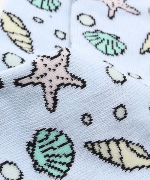 WEGO（ウィゴー）の「WEGO/SEAソックス（ソックス/靴下・レディース・サックスブルー・FREE）」の3枚目の写真