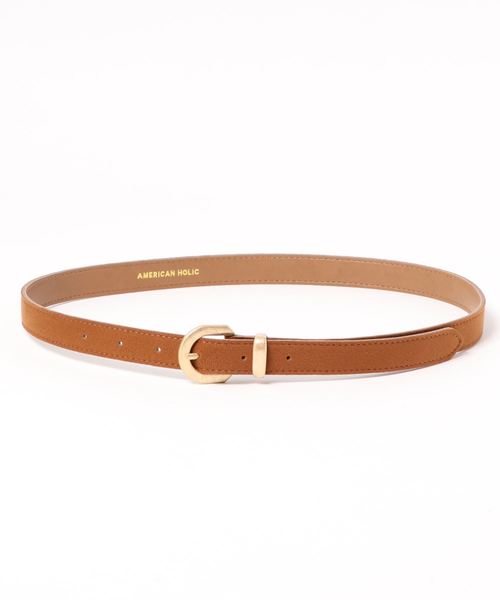 AMERICAN HOLIC（アメリカンホリック）の「スエート調ベルト＊（ベルト・レディース・ブラック/グレー/キャメル・FREE）」の3枚目の写真